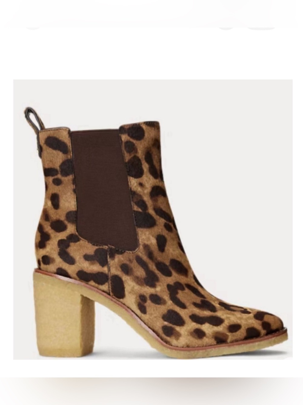 Ralph Lauren Marianna Leopard Boot